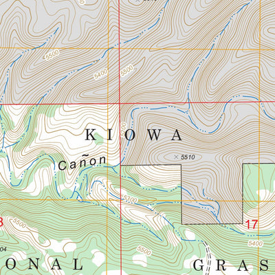 US Forest Service - Topo Beaver Canyon, NM FSTopo Legacy digital map