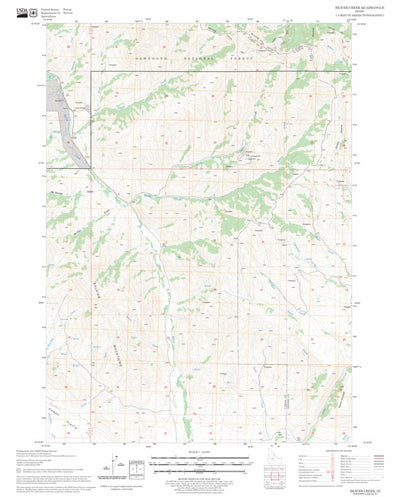 US Forest Service - Topo Beaver Creek, ID FSTopo Legacy digital map