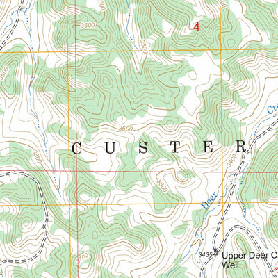 US Forest Service - Topo Beaver Creek School, MT FSTopo Legacy digital map