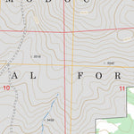 US Forest Service - Topo Beaver Mountain, CA - OR FSTopo Legacy digital map