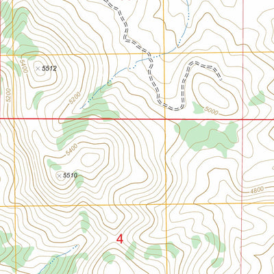 US Forest Service - Topo Beaverdam Creek, OR FSTopo Legacy digital map