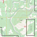 US Forest Service - Topo Beaverdam Creek, OR FSTopo Legacy digital map