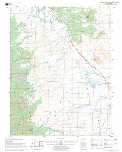 US Forest Service - Topo Beckwith Mountain, CO FSTopo Legacy digital map