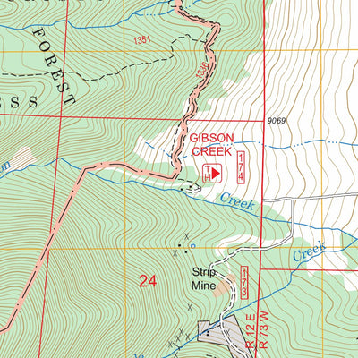US Forest Service - Topo Beckwith Mountain, CO FSTopo Legacy digital map