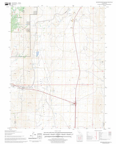 US Forest Service - Topo Beckwourth Pass, CA FSTopo Legacy digital map