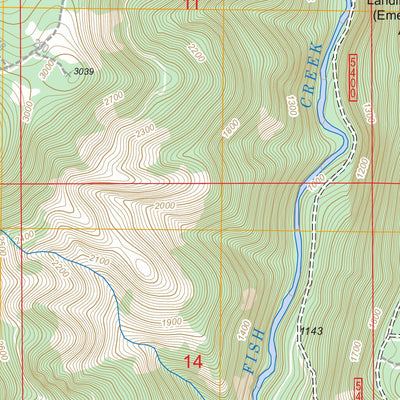 US Forest Service - Topo Bedford Point, OR FSTopo Legacy digital map