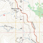US Forest Service - Topo Bee Springs Canyon, CA FSTopo Legacy digital map