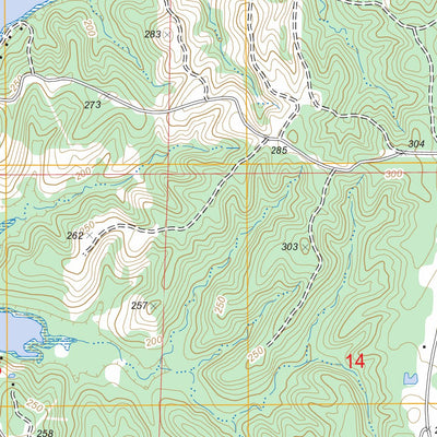 US Forest Service - Topo Beech Bayou, LA - TX FSTopo Legacy digital map