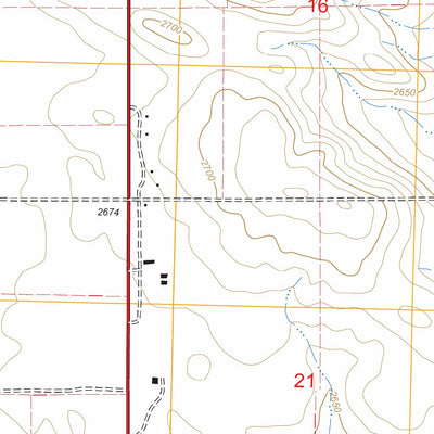 US Forest Service - Topo Belfield, ND FSTopo Legacy digital map