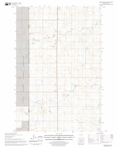 US Forest Service - Topo Belfield SW, ND FSTopo Legacy digital map