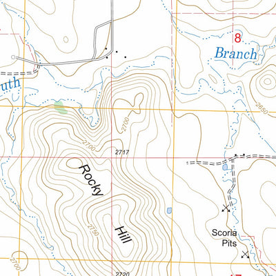 US Forest Service - Topo Belfield SW, ND FSTopo Legacy digital map