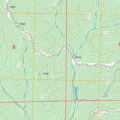 US Forest Service - Topo Belgrade, MO FSTopo Legacy digital map