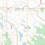 US Forest Service - Topo Belknap Creek, WY FSTopo Legacy digital map