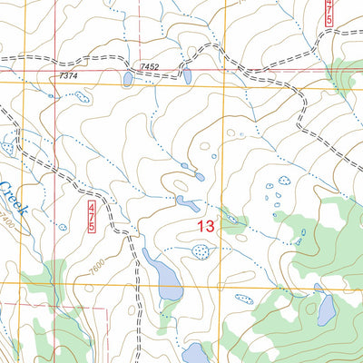 US Forest Service - Topo Belknap Creek, WY FSTopo Legacy digital map