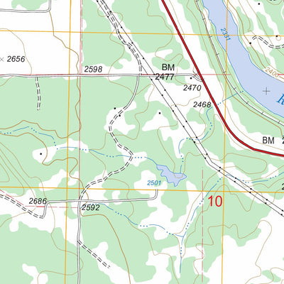 US Forest Service - Topo Belknap, MT FSTopo Legacy digital map