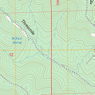 US Forest Service - Topo Bell Canyon, NM FSTopo Legacy digital map