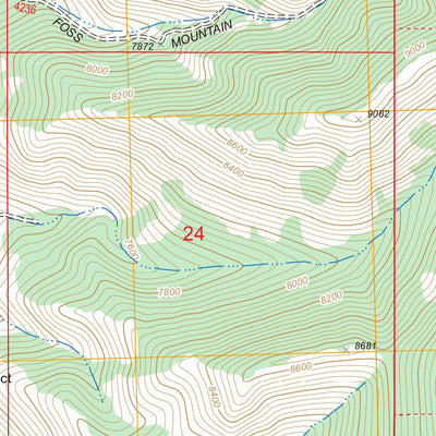 US Forest Service - Topo Bell Mountain, ID FSTopo Legacy digital map