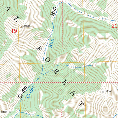 US Forest Service - Topo Bell Mountain, ID FSTopo Legacy digital map