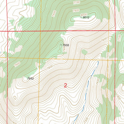 US Forest Service - Topo Bell Peak, NM FSTopo Legacy digital map