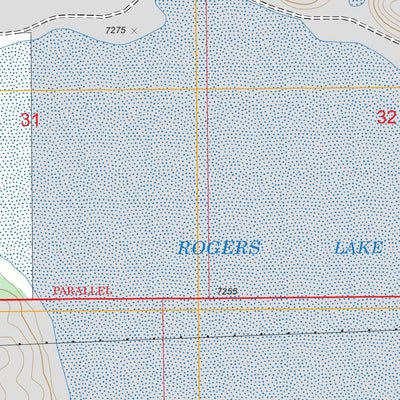 US Forest Service - Topo Bellemont, AZ FSTopo Legacy digital map