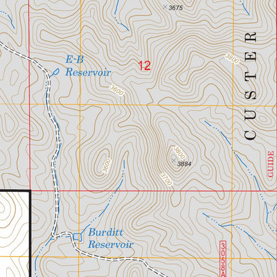 US Forest Service - Topo Belltower, MT FSTopo Legacy digital map