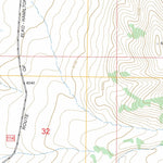 US Forest Service - Topo Belmont Creek, NV FSTopo Legacy digital map
