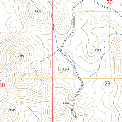 US Forest Service - Topo Belmont East, NV FSTopo Legacy digital map