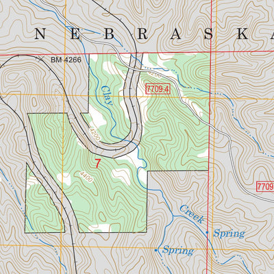 US Forest Service - Topo Belmont, NE FSTopo Legacy digital map