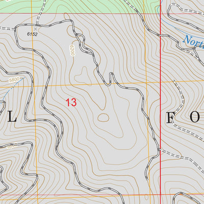 US Forest Service - Topo Belmont Point, MT FSTopo Legacy digital map