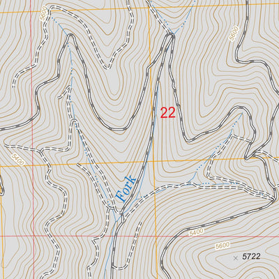 US Forest Service - Topo Belmont Point, MT FSTopo Legacy digital map
