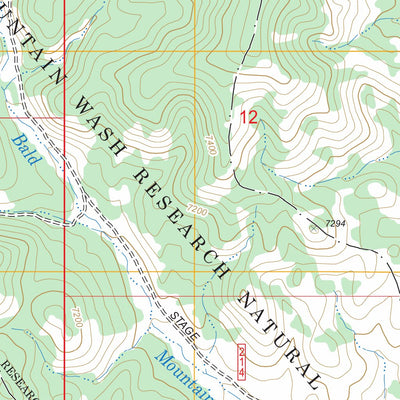 US Forest Service - Topo Belmont West, NV FSTopo Legacy digital map
