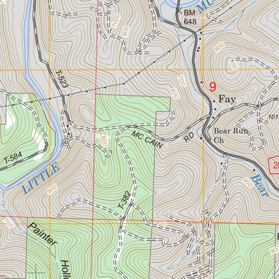 US Forest Service - Topo Belmont, WV - OH FSTopo Legacy digital map