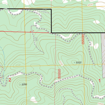 US Forest Service - Topo Belshaw Meadows, OR FSTopo Legacy digital map