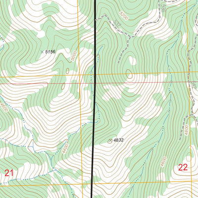 US Forest Service - Topo Belshaw Meadows, OR FSTopo Legacy digital map