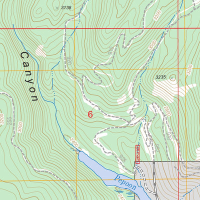US Forest Service - Topo Belshazzar Mountain, WA FSTopo Legacy digital map