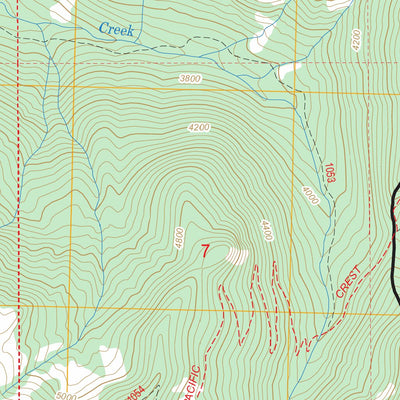 US Forest Service - Topo Benchmark Mountain, WA FSTopo Legacy digital map