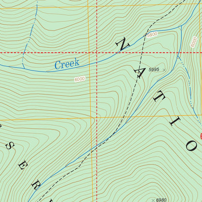 US Forest Service - Topo Benchmark, MT FSTopo Legacy digital map