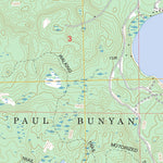 US Forest Service - Topo Benedict, MN FSTopo Legacy digital map