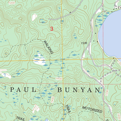 US Forest Service - Topo Benedict, MN FSTopo Legacy digital map