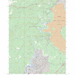 US Forest Service - Topo Benham Falls, OR FSTopo Legacy digital map