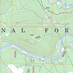 US Forest Service - Topo Benham Falls, OR FSTopo Legacy digital map