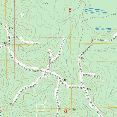 US Forest Service - Topo Benndale, MS FSTopo Legacy digital map