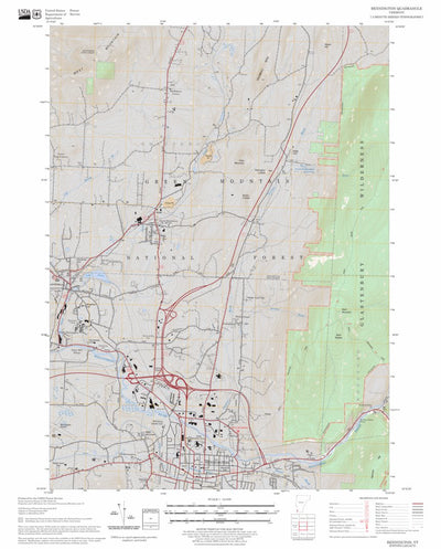 US Forest Service - Topo Bennington, VT FSTopo Legacy digital map