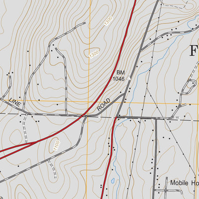 US Forest Service - Topo Bennington, VT FSTopo Legacy digital map