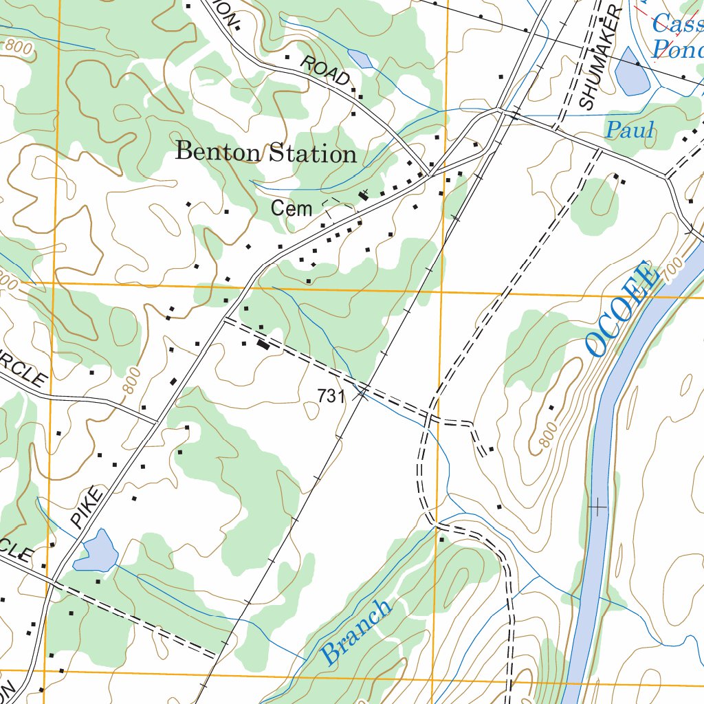 Benton, TN FSTopo Legacy Map by US Forest Service - Topo | Avenza Maps