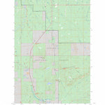 US Forest Service - Topo Bergland NE, MI FSTopo Legacy digital map