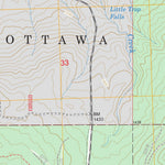 US Forest Service - Topo Bergland NE, MI FSTopo Legacy digital map