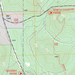 US Forest Service - Topo Bergland NE, MI FSTopo Legacy digital map