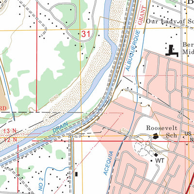 US Forest Service - Topo Bernalillo, NM FSTopo Legacy digital map
