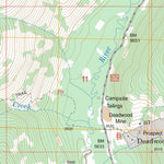 US Forest Service - Topo Bernard Mountain, ID FSTopo Legacy digital map